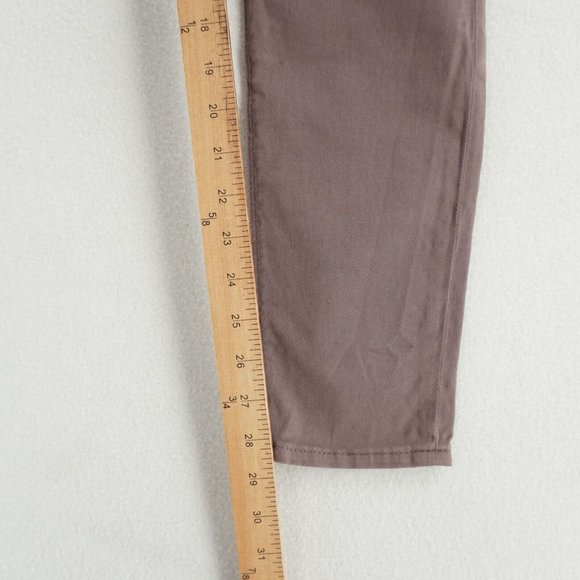 Hudson Womens Jeans Nico Mid Rise Ankle Super Skinny Purple Size 27 - Picture 9 of 11